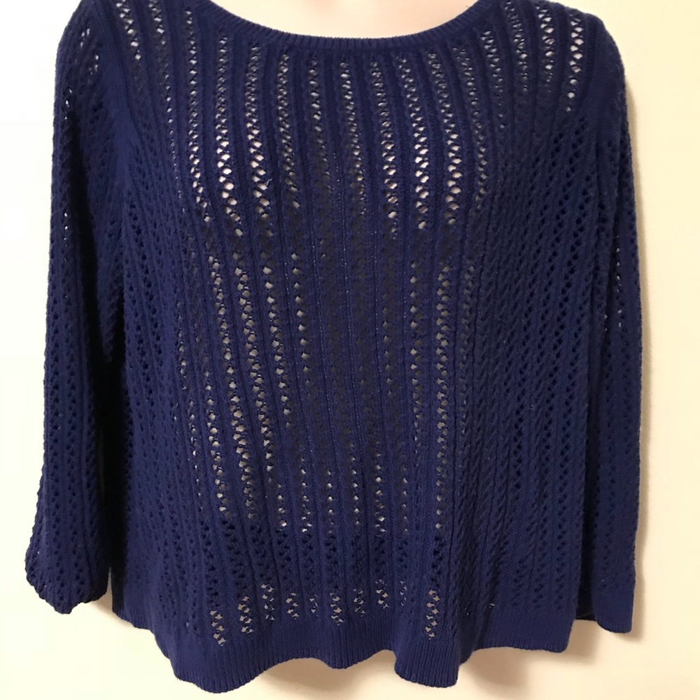 Blue/purple sweater